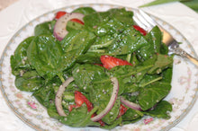 Load image into Gallery viewer, Spinach Salad with Strawberries teams your salad greens with a contrast of color for eye-popping presentation and taste.
